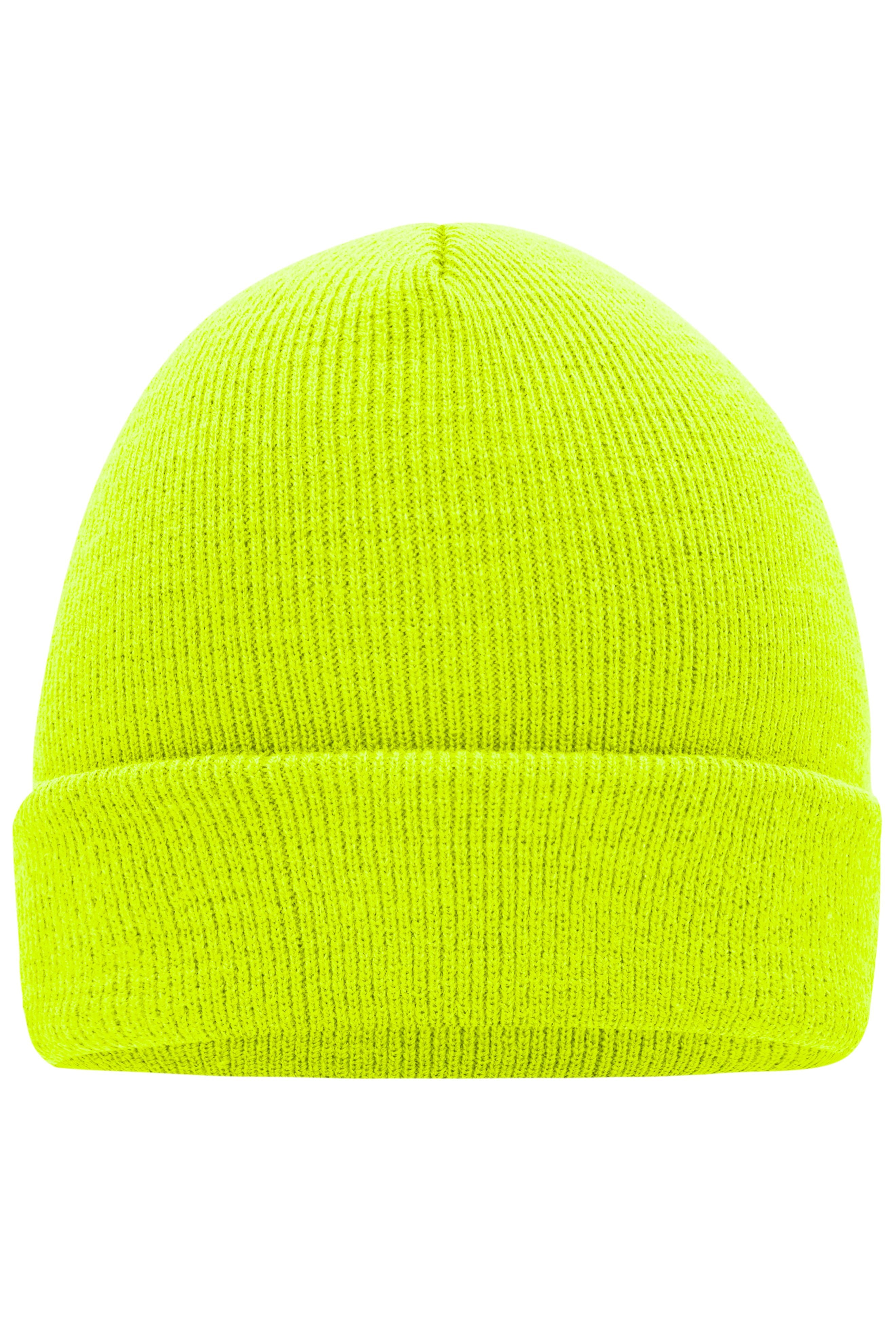 James & Nicholson Klassische Strickmütze bright-yellow