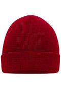 James & Nicholson Klassische Strickmütze burgundy