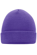 James & Nicholson Klassische Strickmütze dark-purple