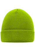 James & Nicholson Klassische Strickmütze lime-green