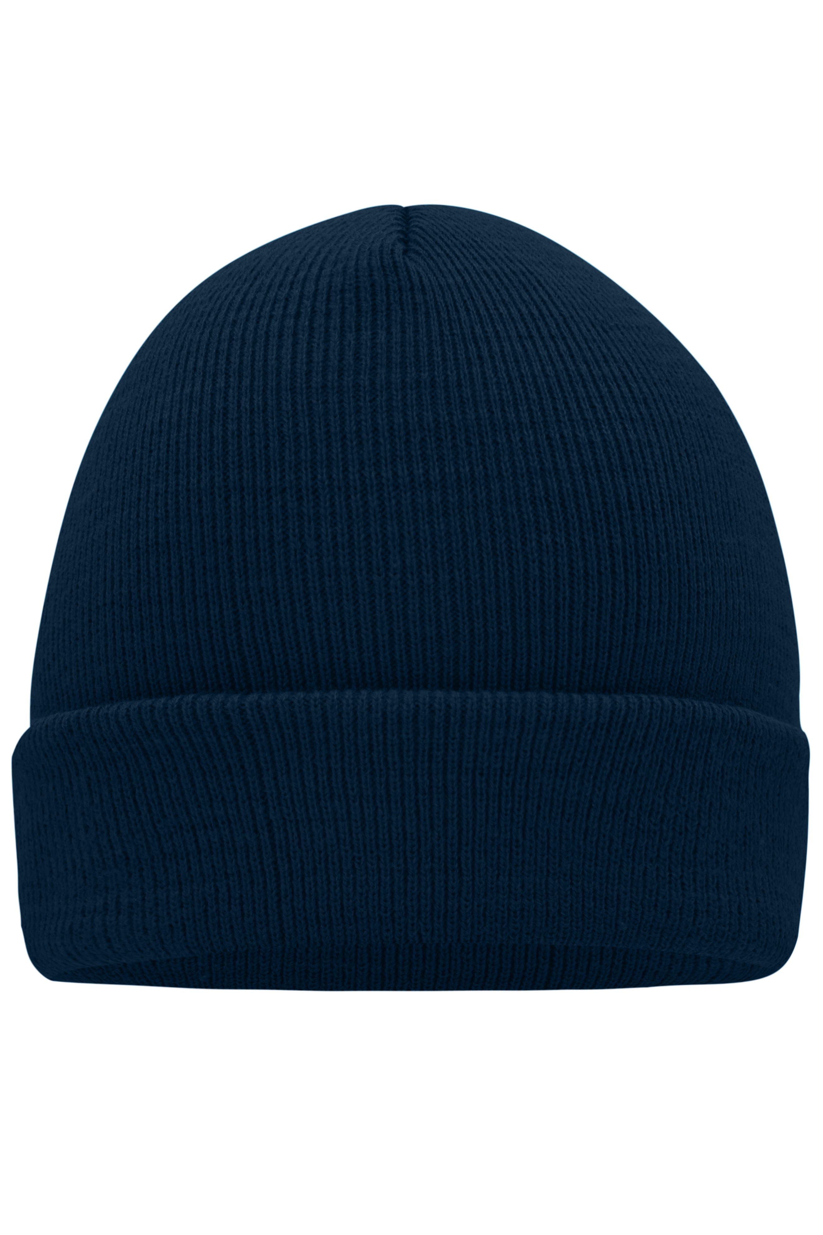 James & Nicholson Klassische Strickmütze navy