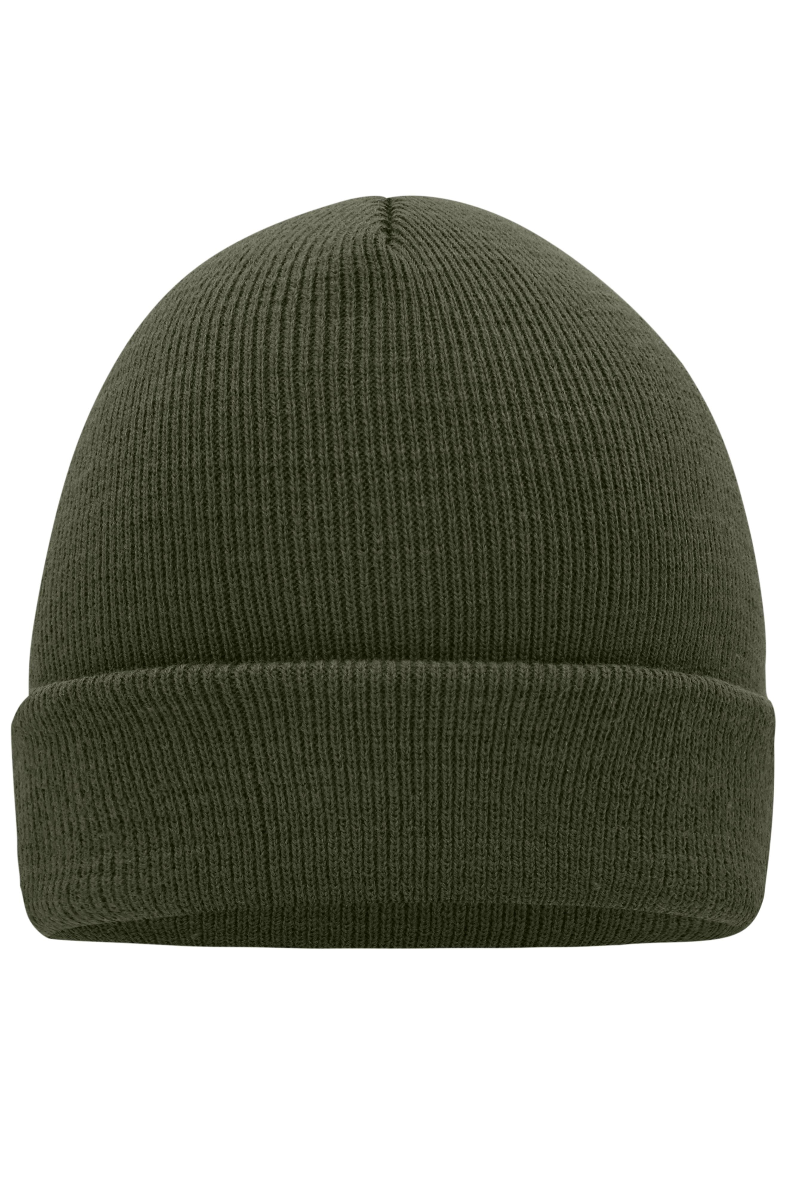 James & Nicholson Klassische Strickmütze olive