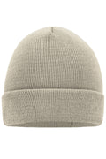 James & Nicholson Klassische Strickmütze sand