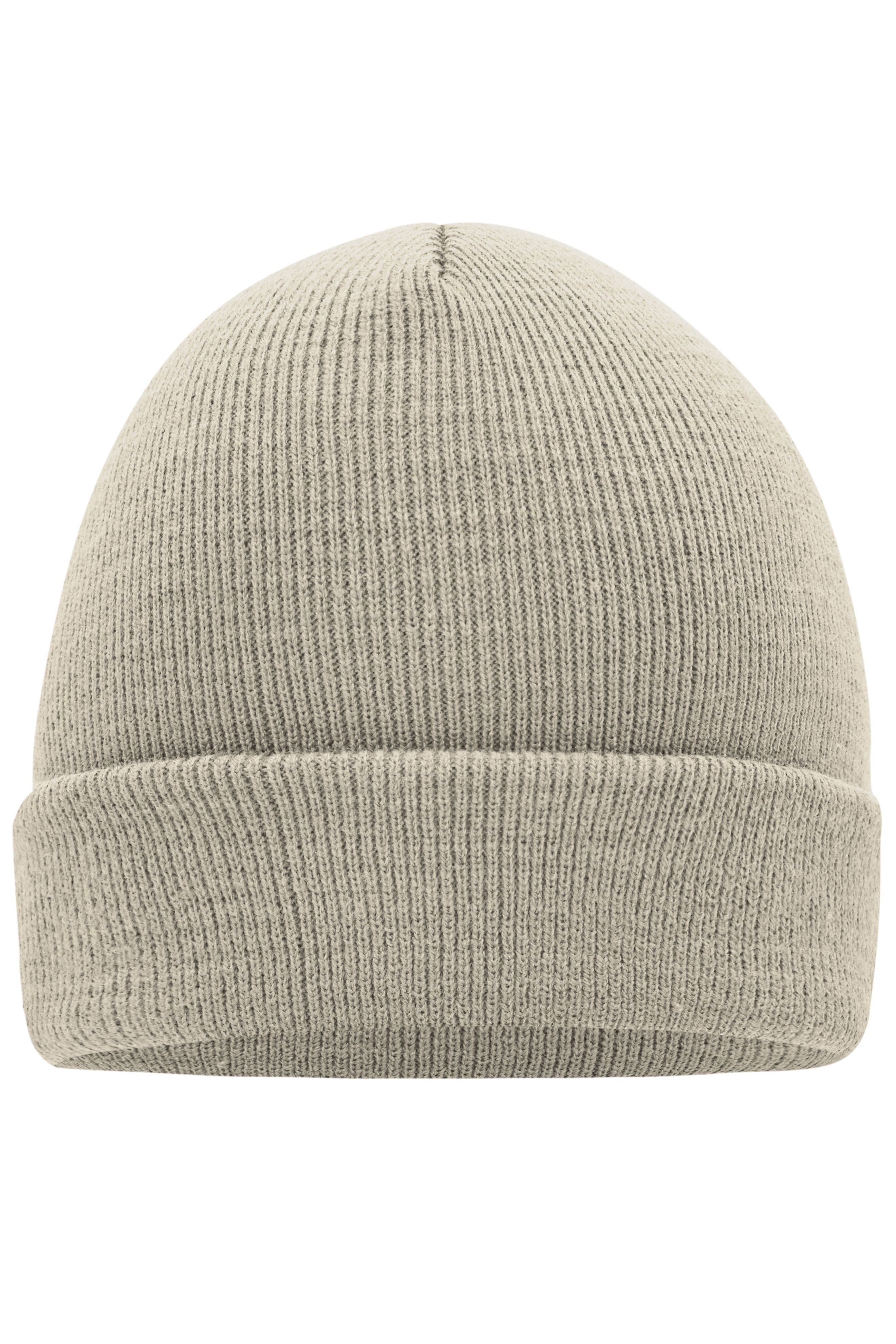 James & Nicholson Klassische Strickmütze sand
