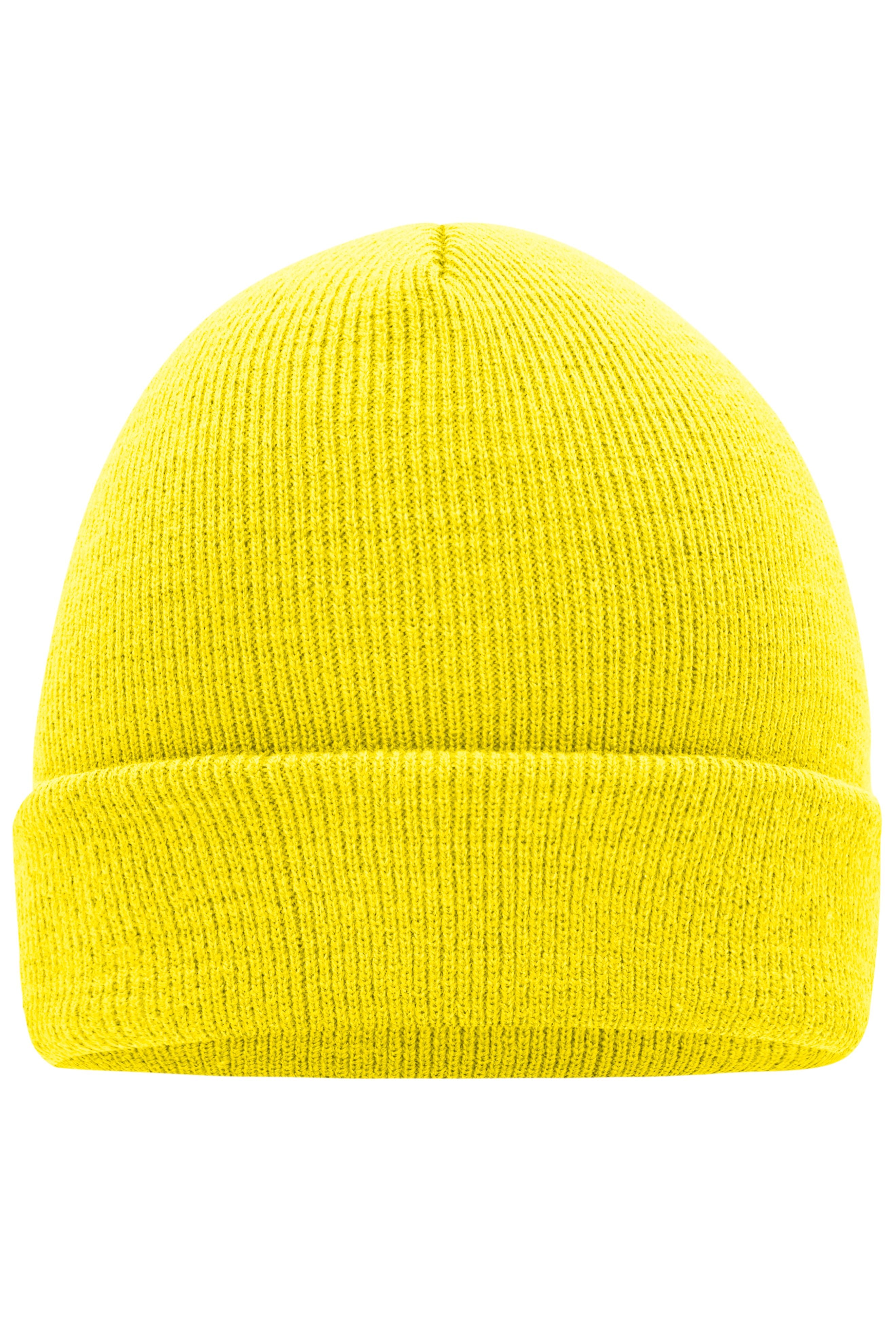 James & Nicholson Klassische Strickmütze yellow