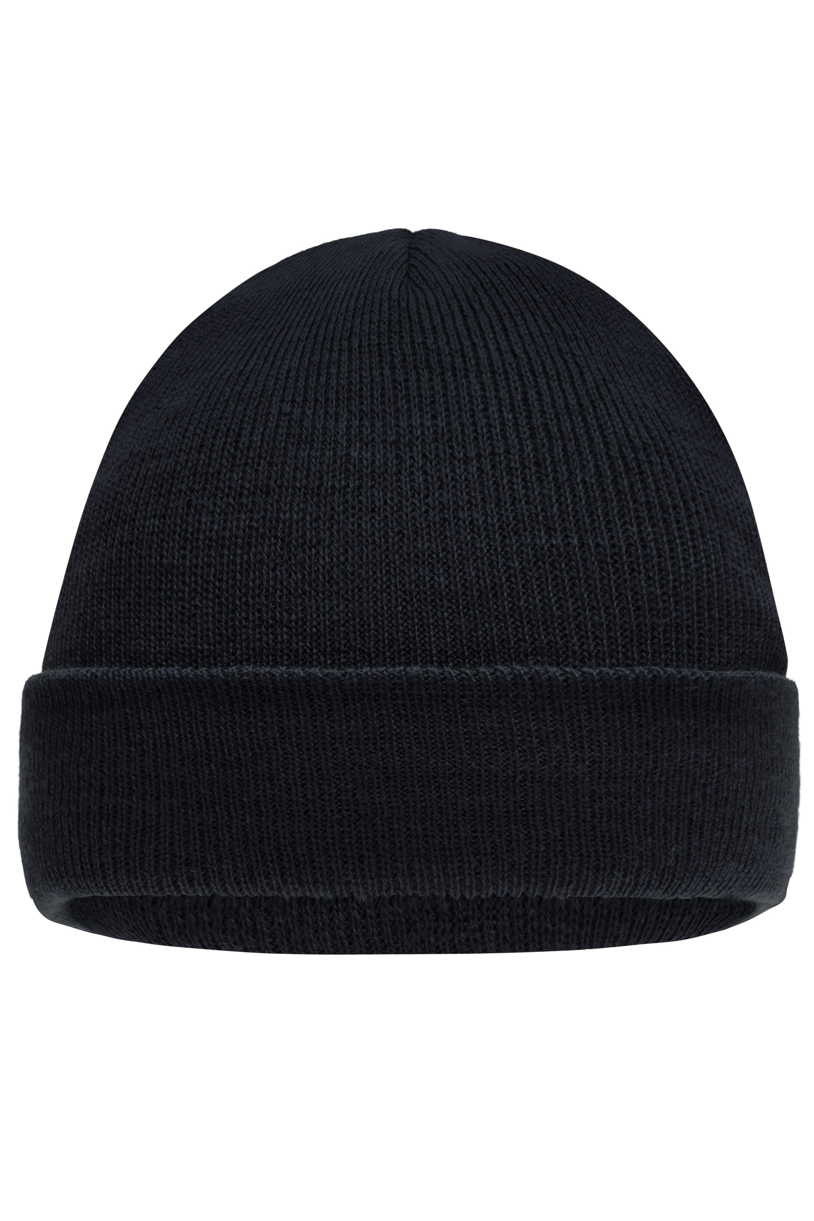 James & Nicholson Klassische Kinder Strickmütze black