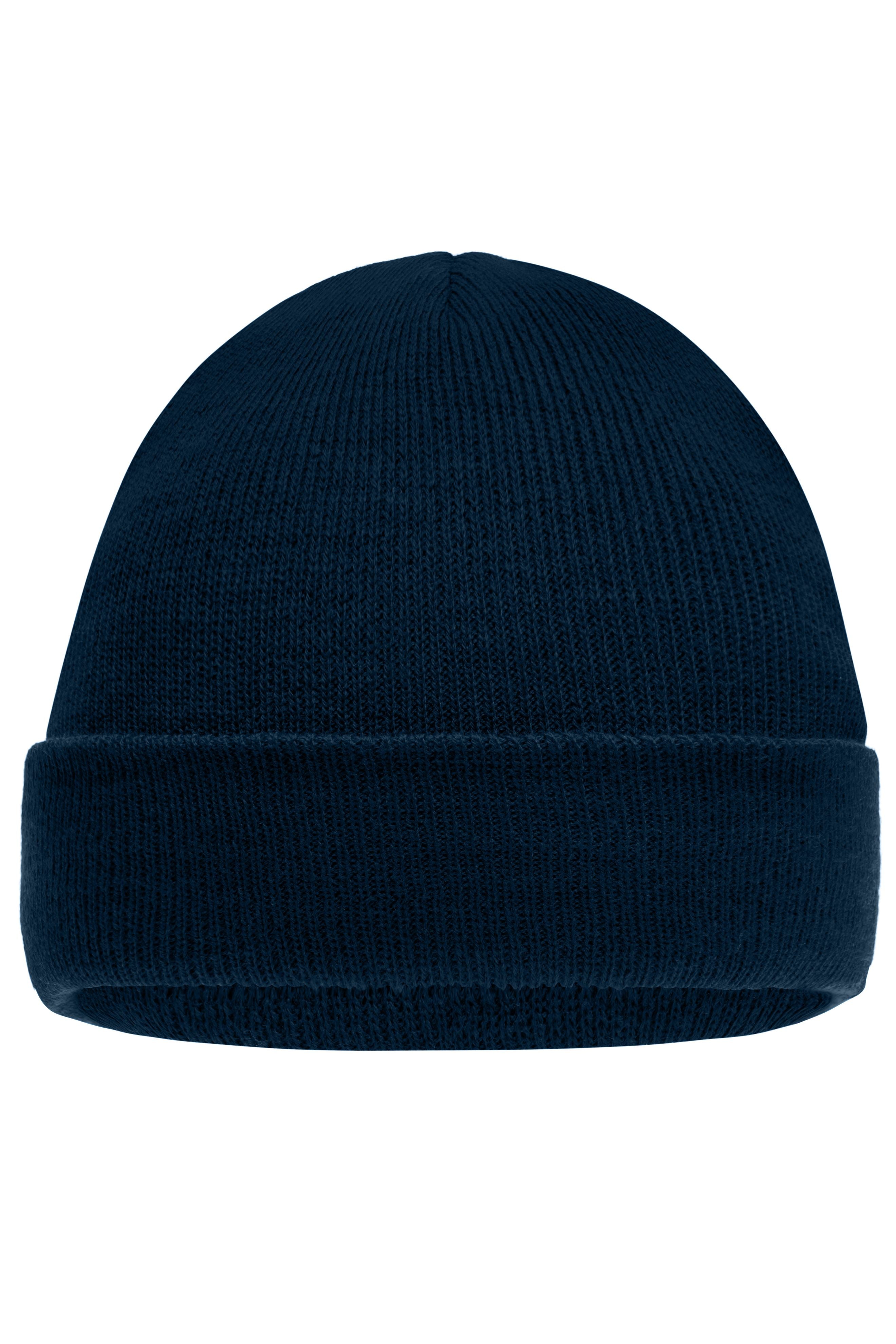 James & Nicholson Klassische Kinder Strickmütze navy