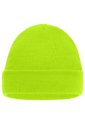 James & Nicholson Klassische Kinder Strickmütze neon-yellow