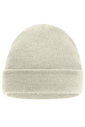 James & Nicholson Klassische Kinder Strickmütze off-white