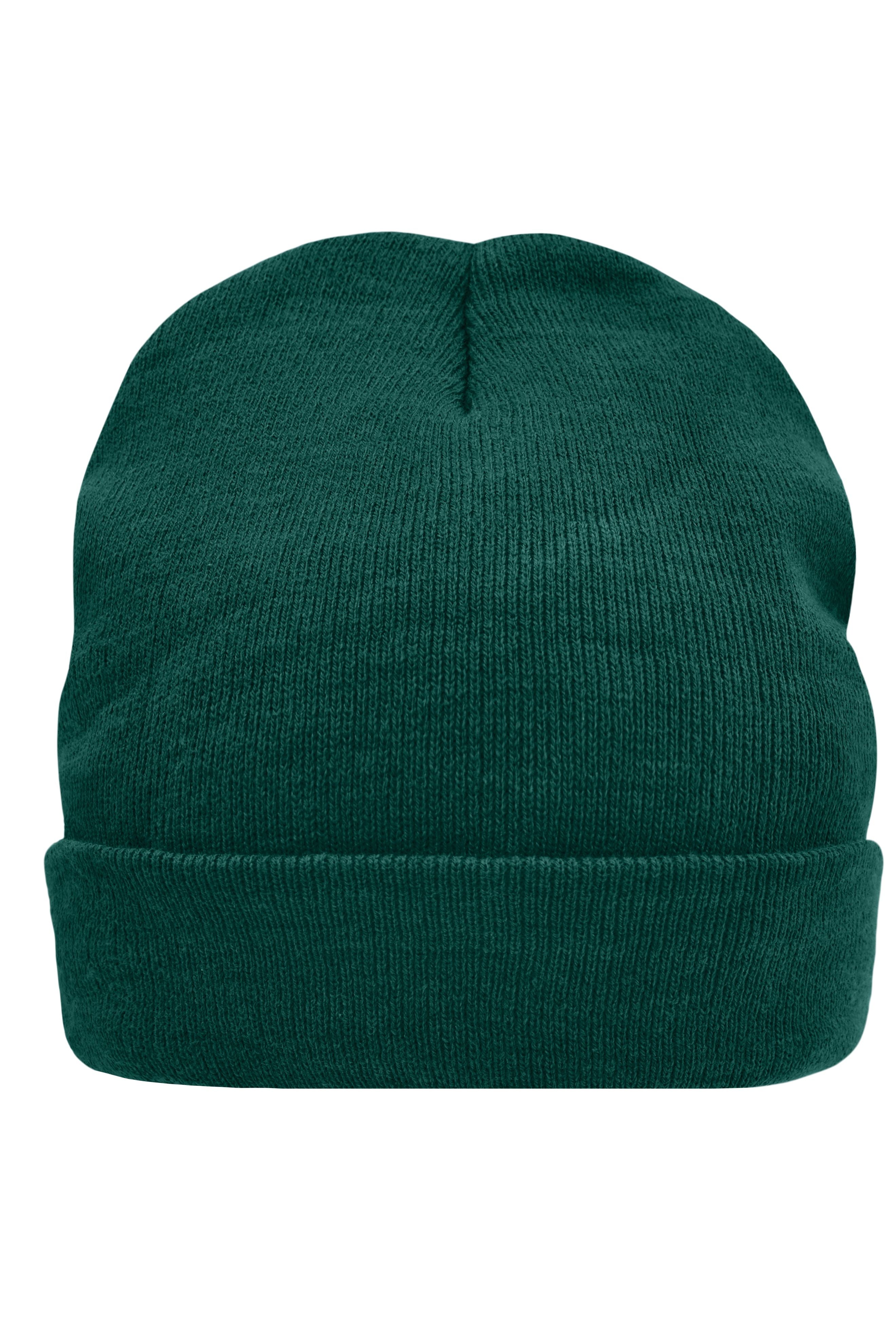 James & Nicholson Wärmende Strickmütze aus Thinsulate™ dark-green