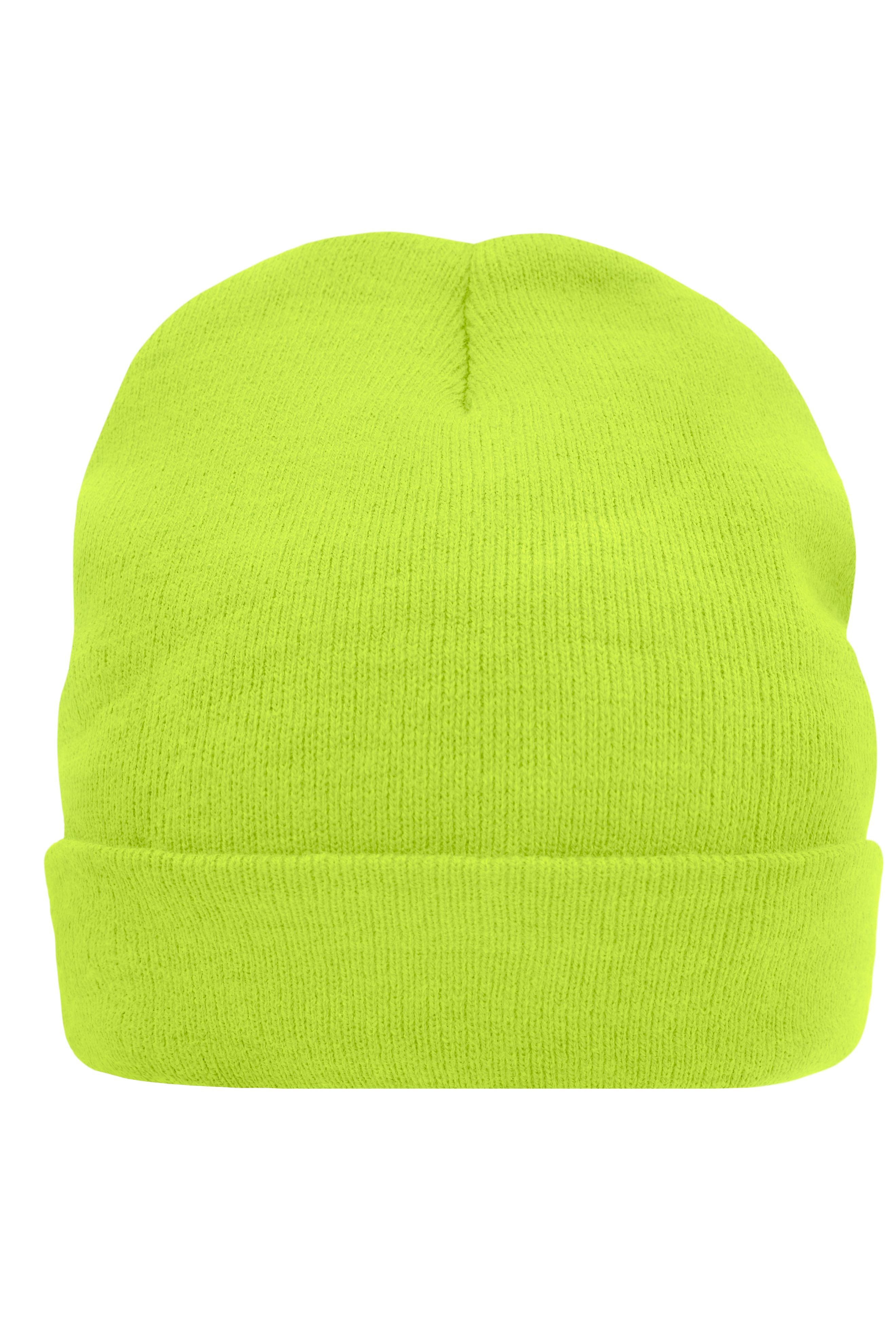 James & Nicholson Wärmende Strickmütze aus Thinsulate™ neon-yellow