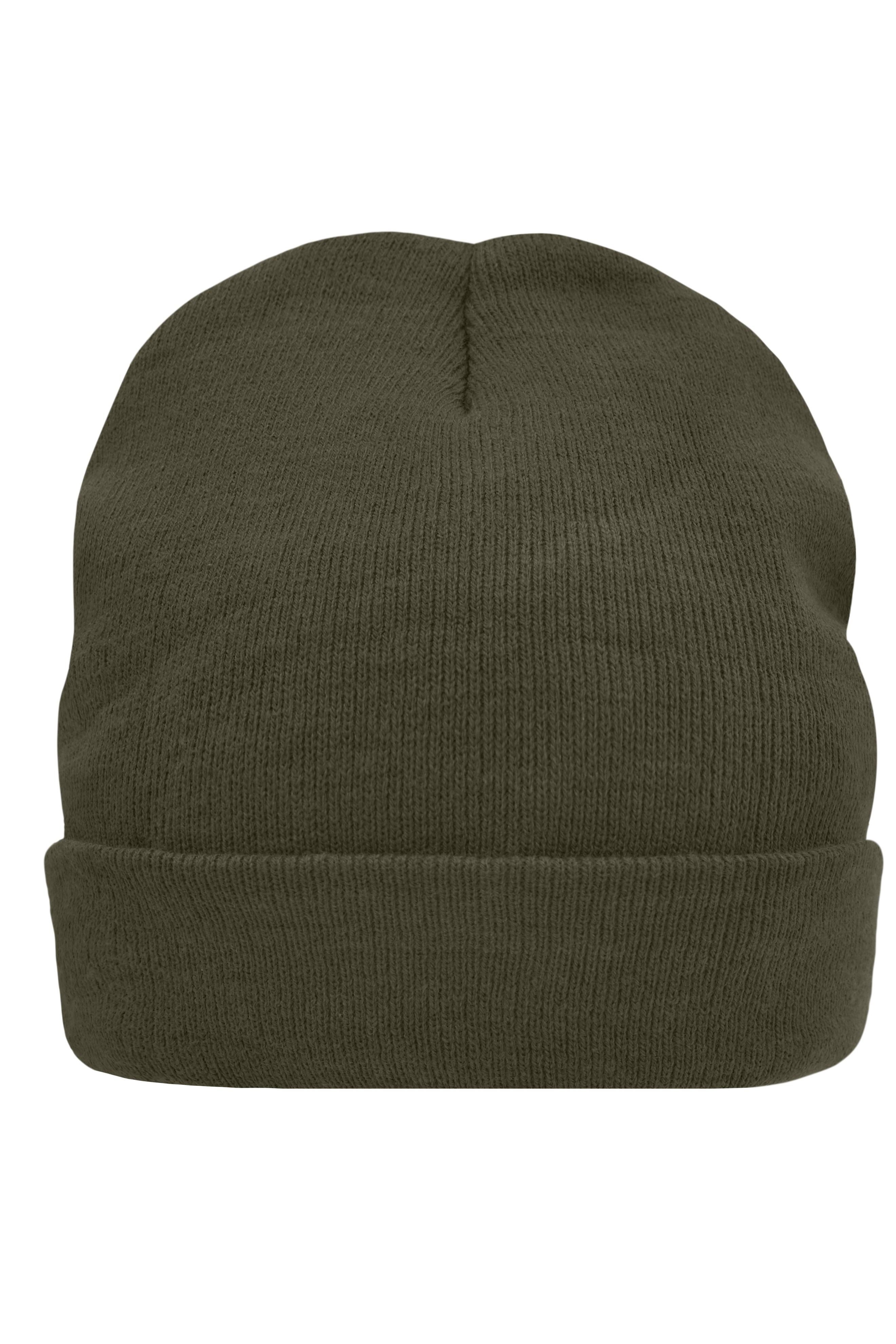 James & Nicholson Wärmende Strickmütze aus Thinsulate™ olive
