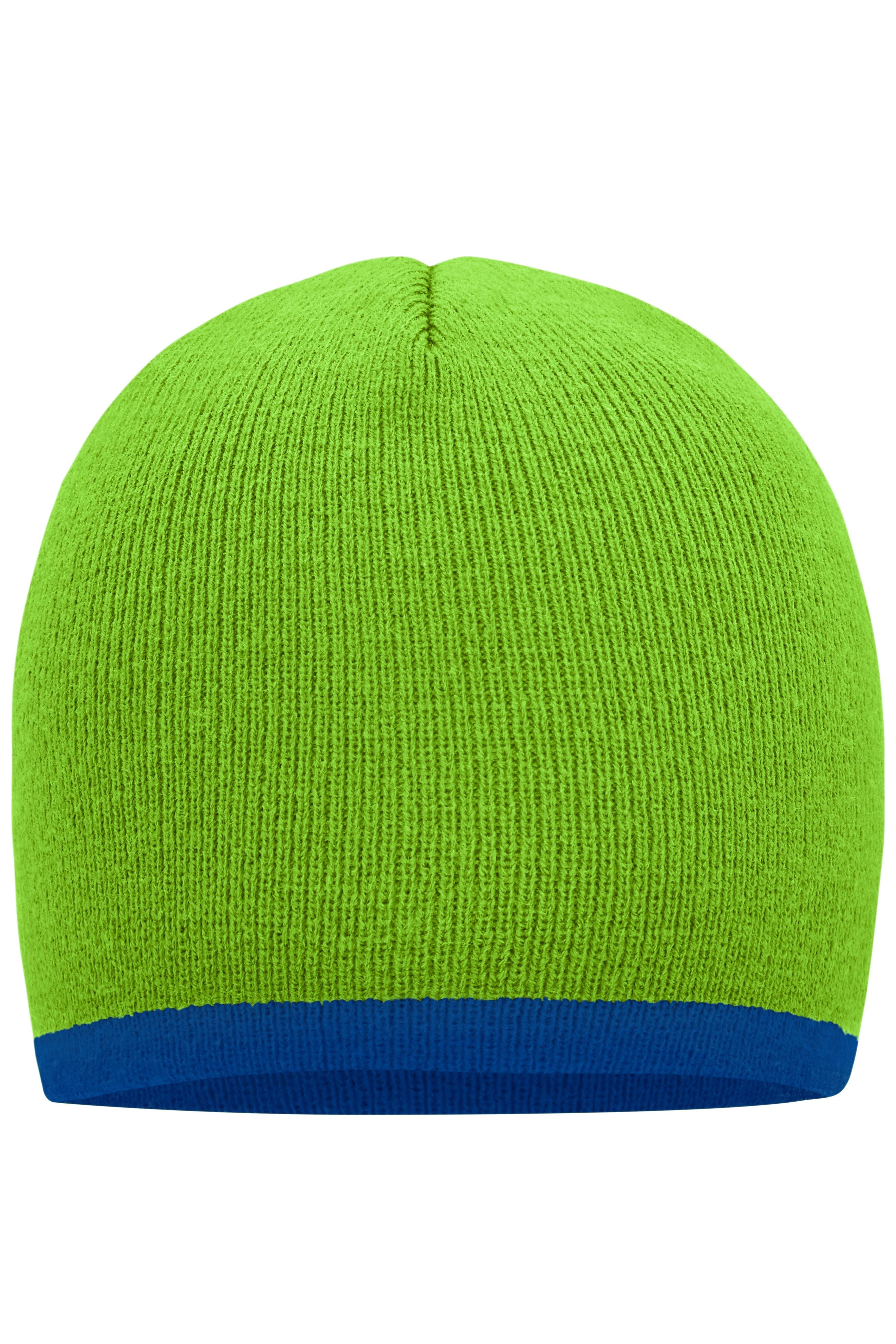 James & Nicholson Strickmütze lime-green/royal
