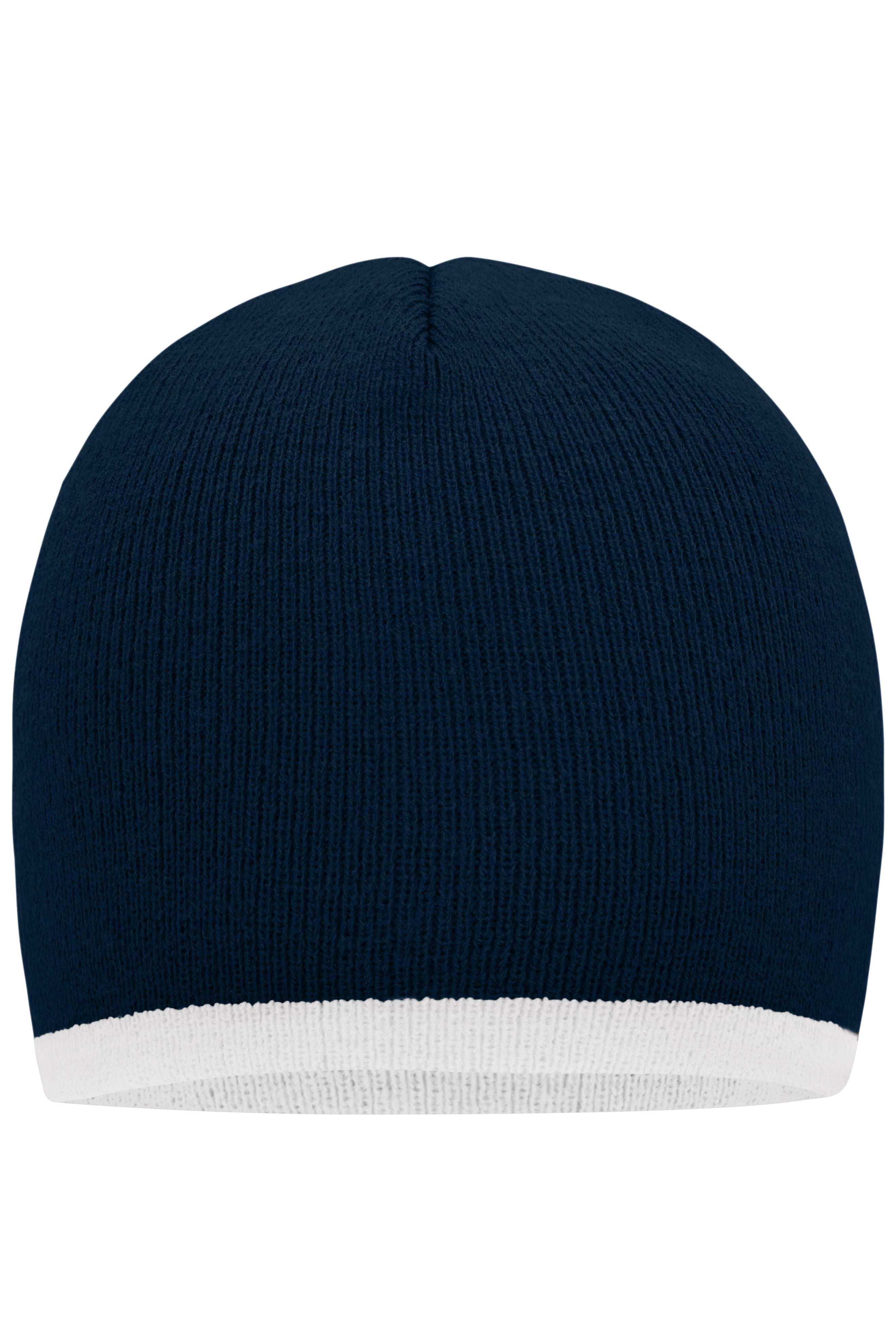 James & Nicholson Strickmütze navy/white
