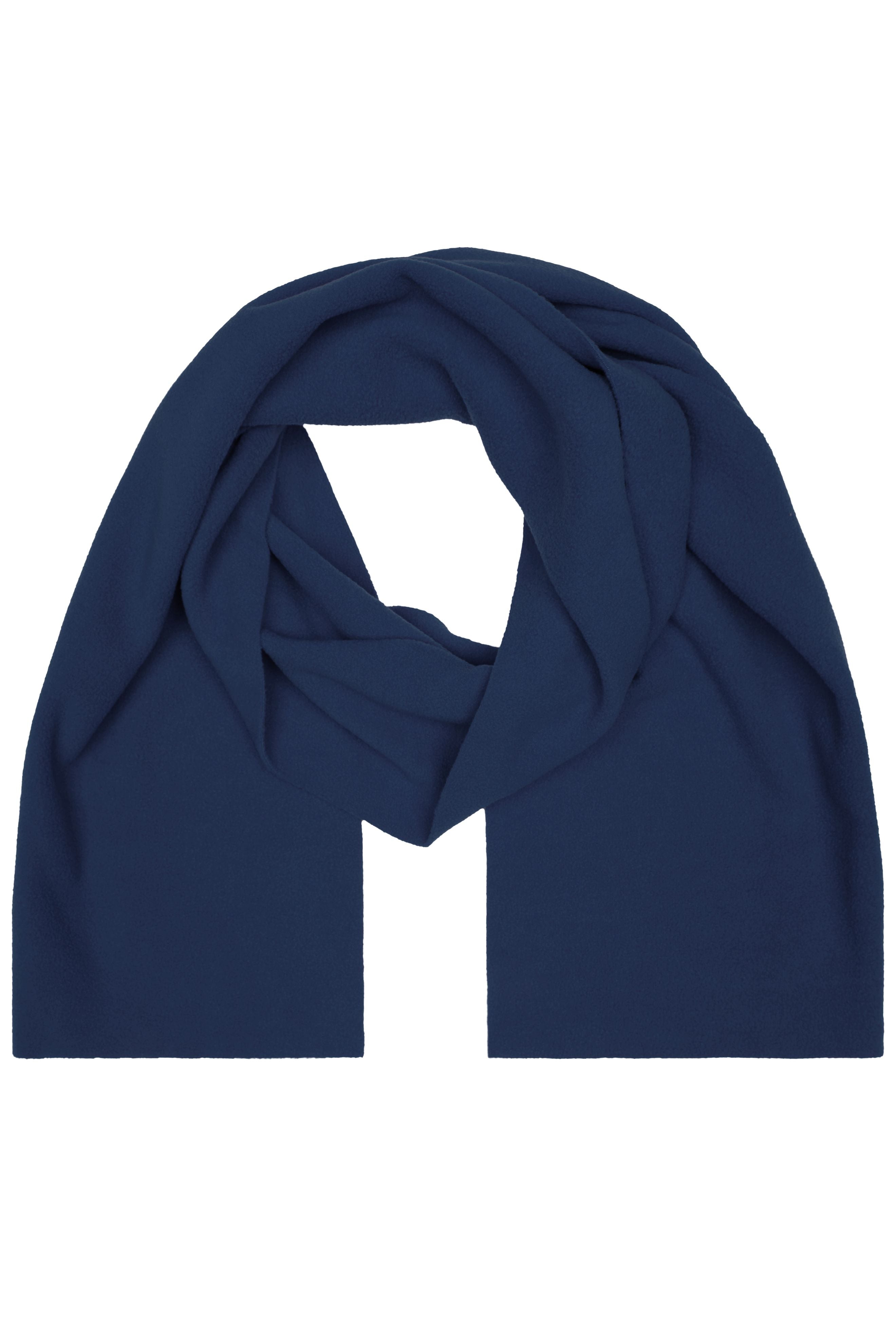 James & Nicholson Extrabreiter Fleece Schal navy