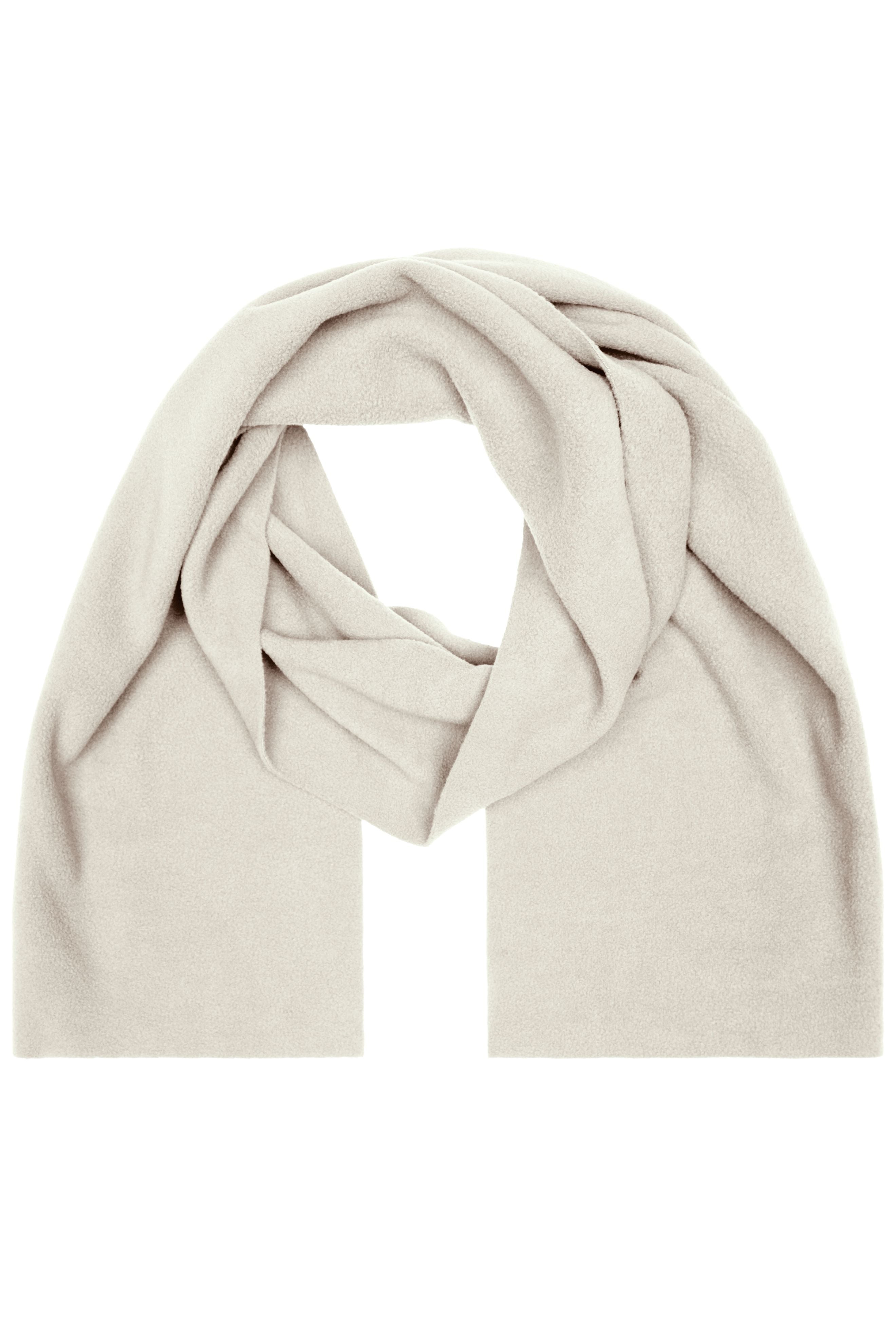 James & Nicholson Extrabreiter Fleece Schal off-white