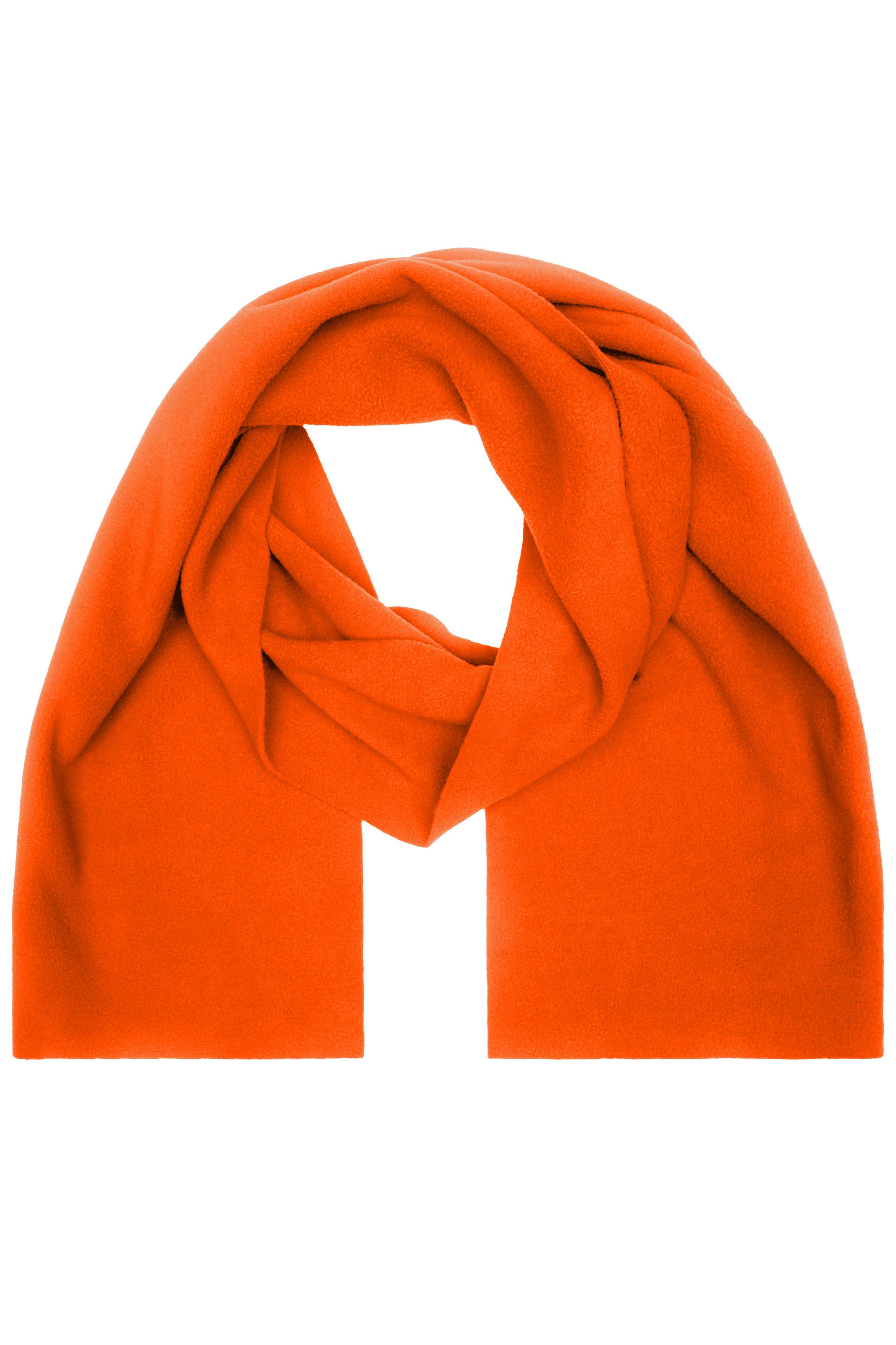 James & Nicholson Extrabreiter Fleece Schal orange