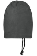 James & Nicholson Balaclava Fleece Mütze grey
