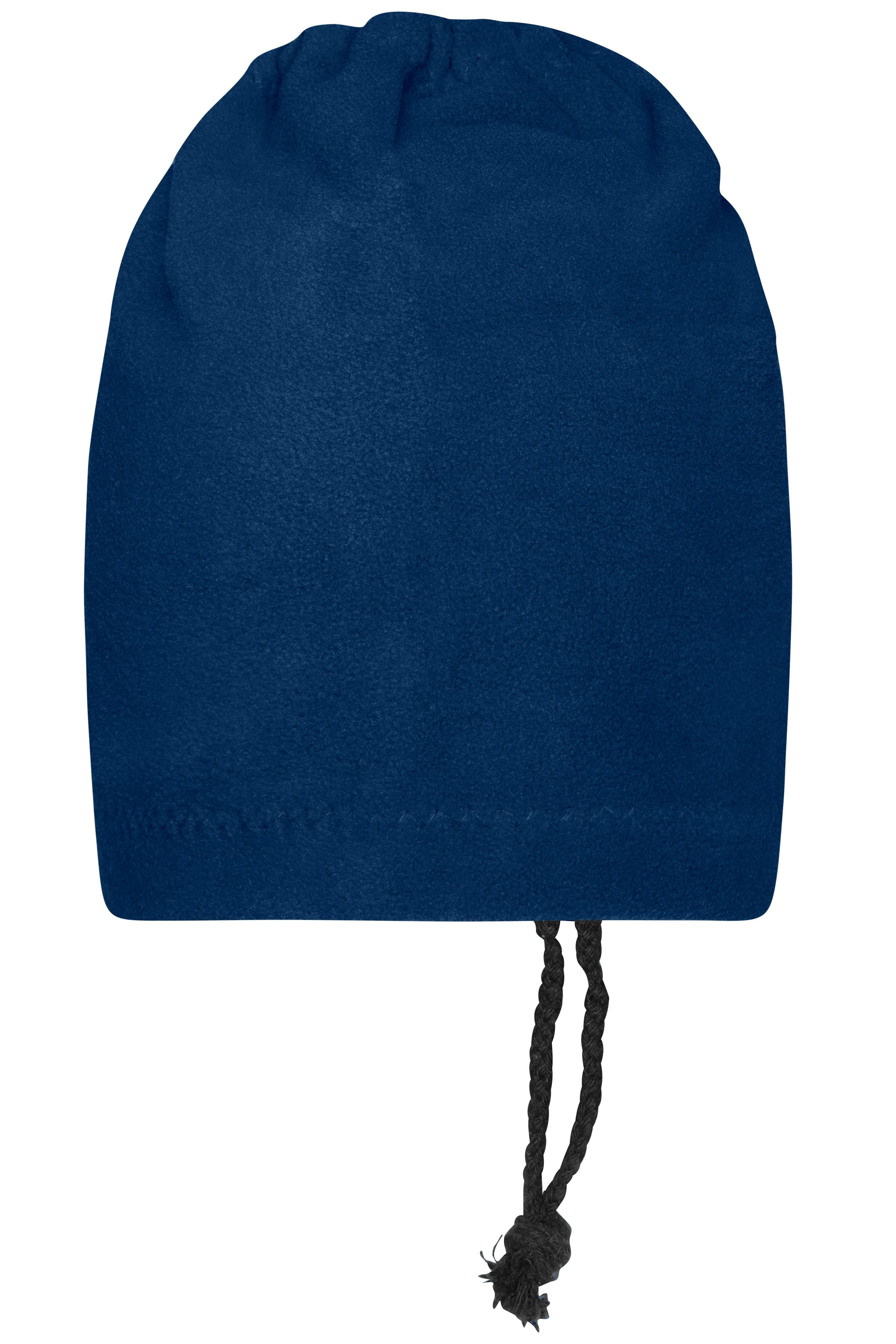 James & Nicholson Balaclava Fleece Mütze navy
