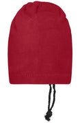 James & Nicholson Balaclava Fleece Mütze red