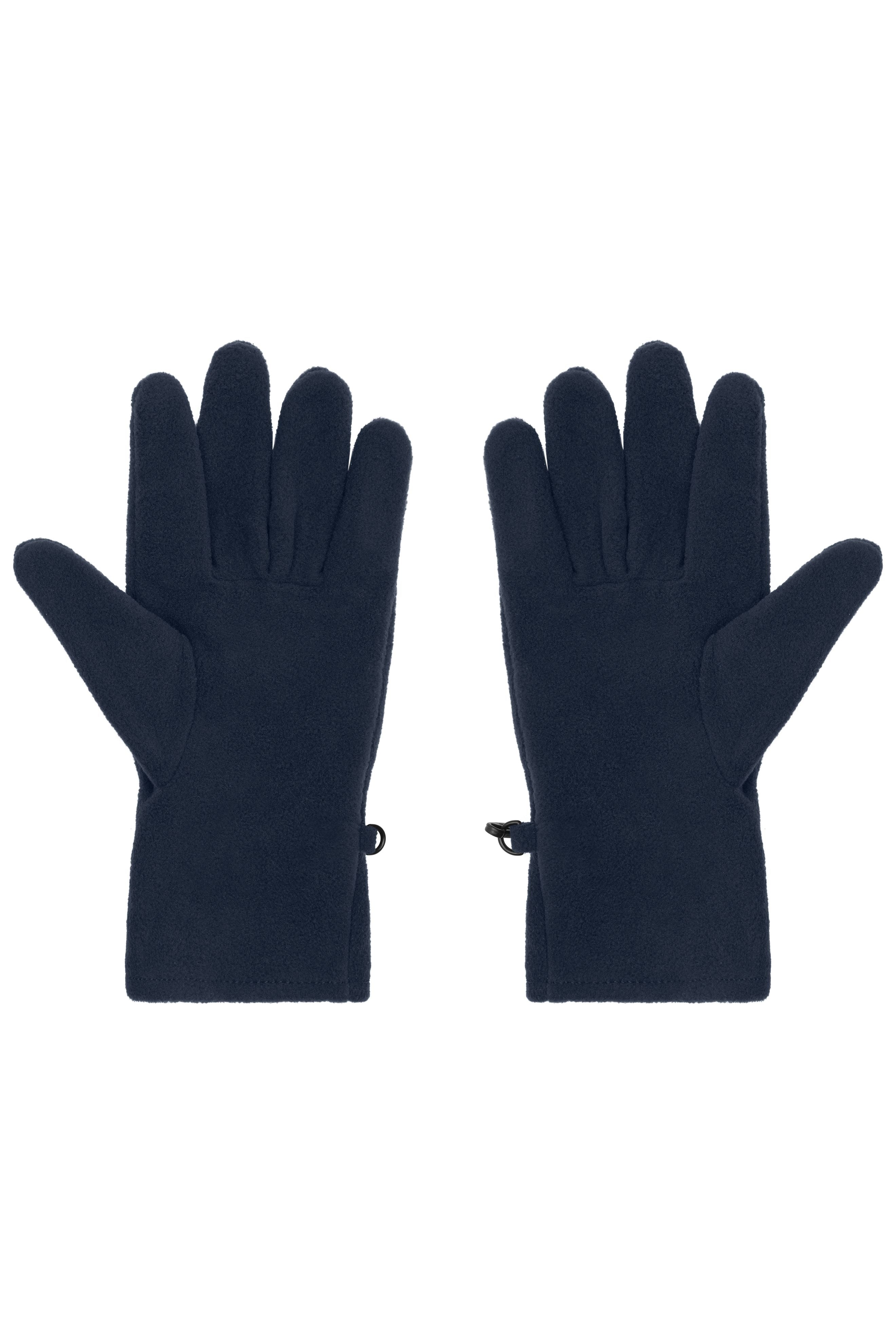 James & Nicholson Wärmende Unisex Fleece Handschuhe navy
