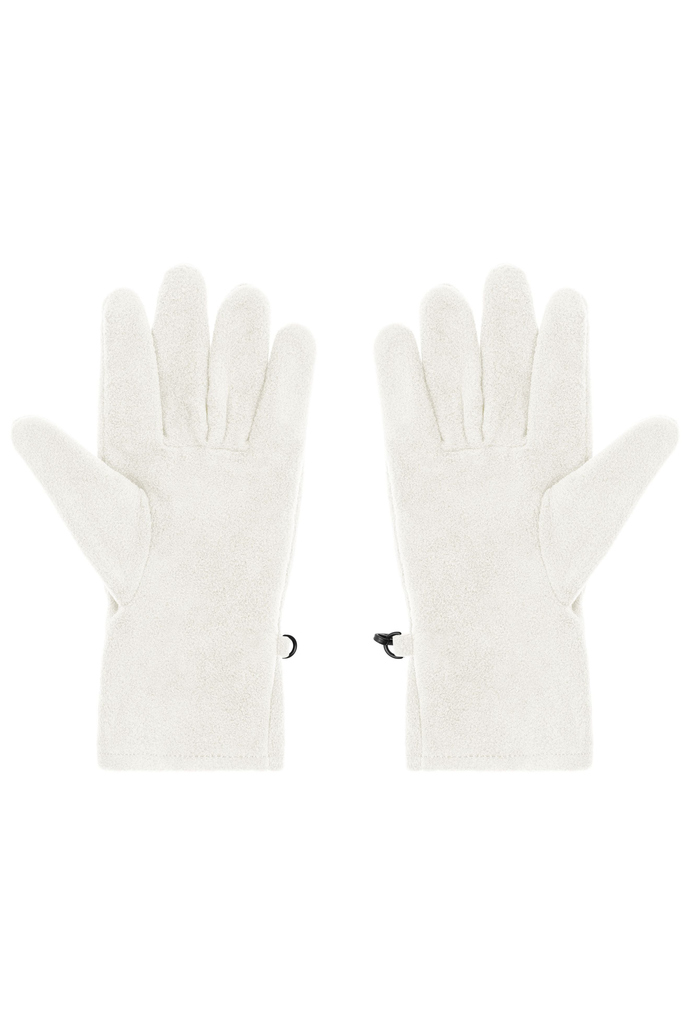 James & Nicholson Wärmende Unisex Fleece Handschuhe off-white