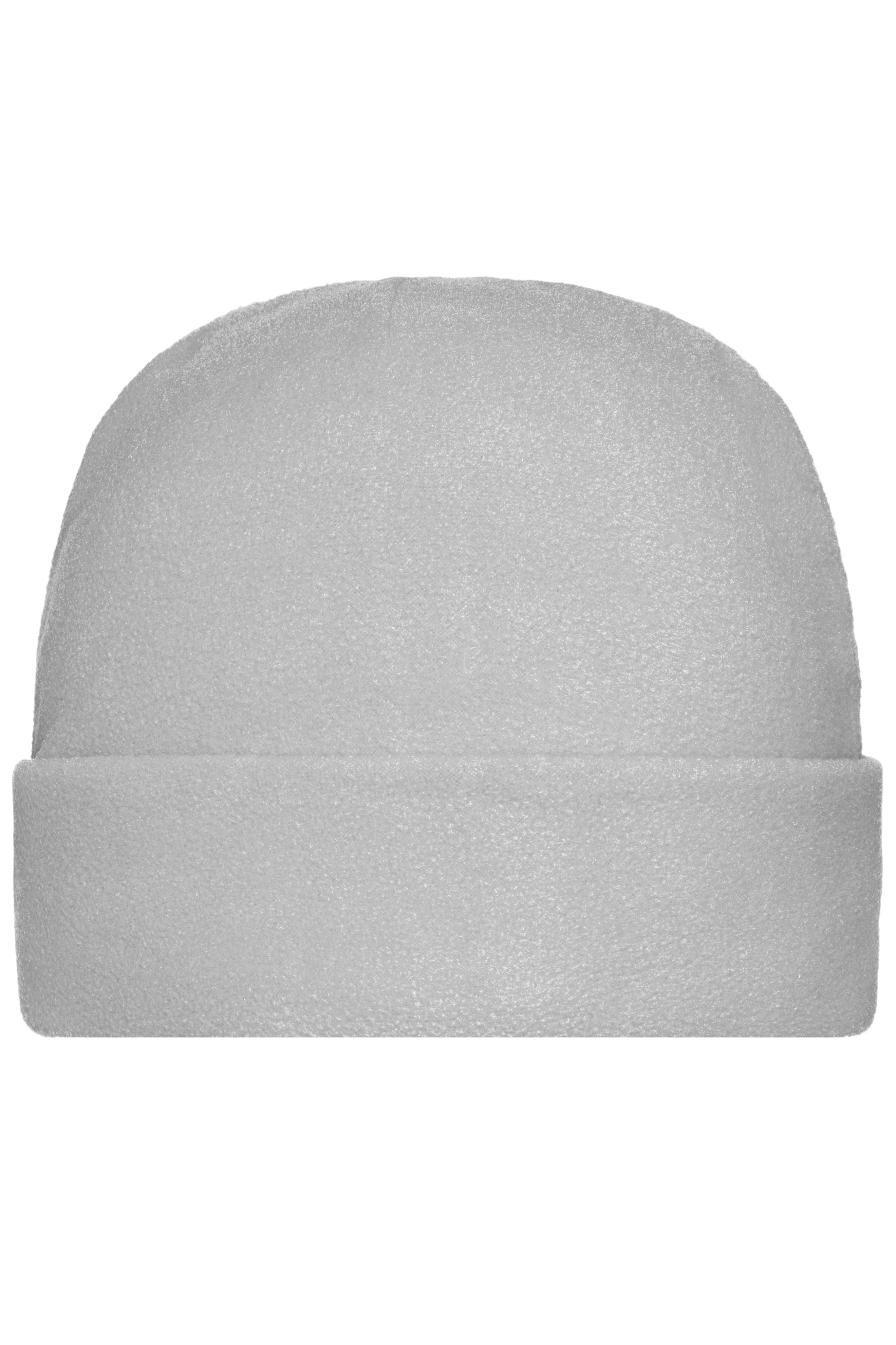 James & Nicholson Wärmende Fleece Mütze grey