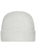 James & Nicholson Wärmende Fleece Mütze off-white