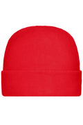 James & Nicholson Wärmende Fleece Mütze red