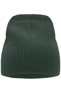 James & Nicholson Strickmütze mit Ripp-Optik dark-green