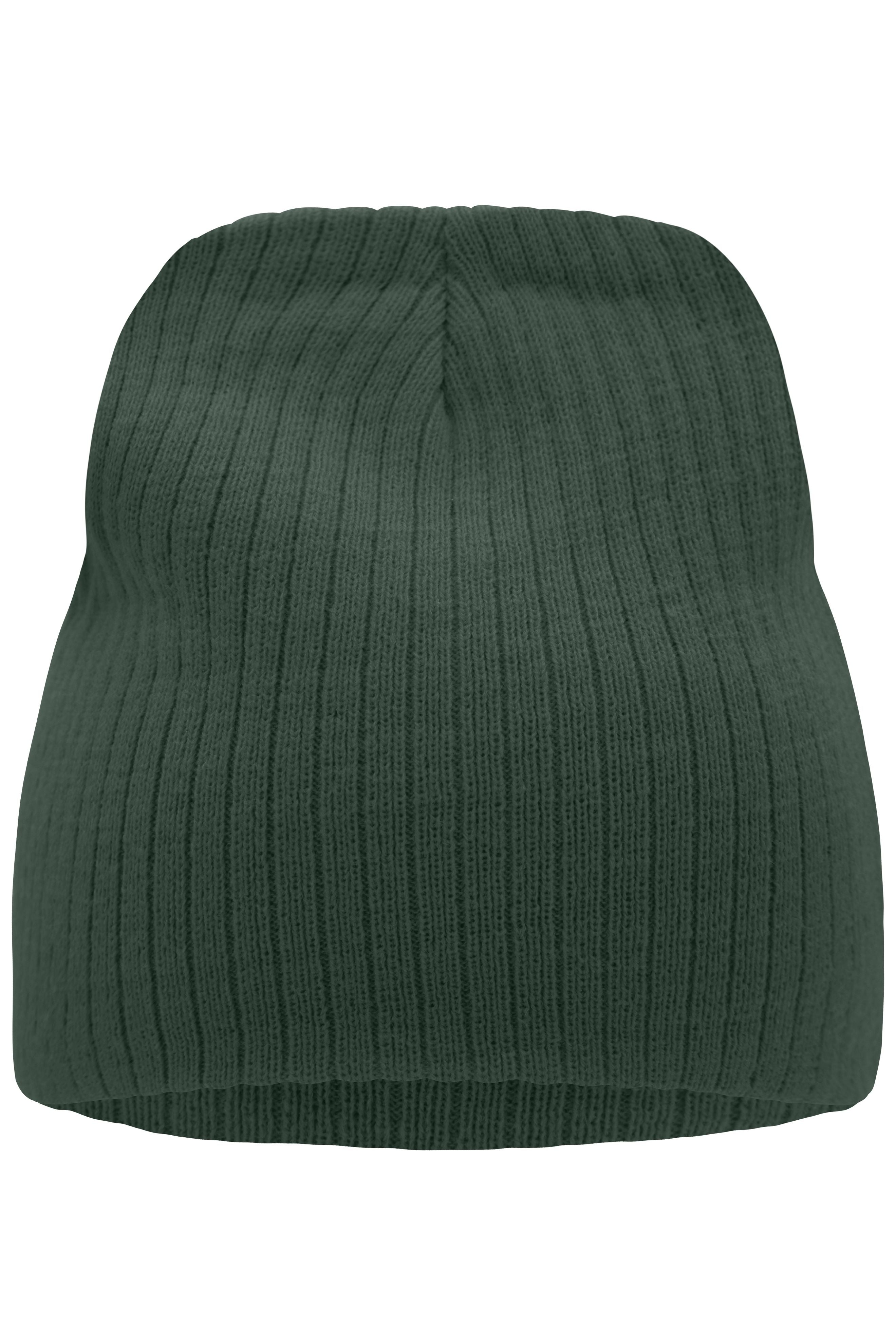 James & Nicholson Strickmütze mit Ripp-Optik dark-green