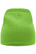 James & Nicholson Strickmütze mit Ripp-Optik lime-green
