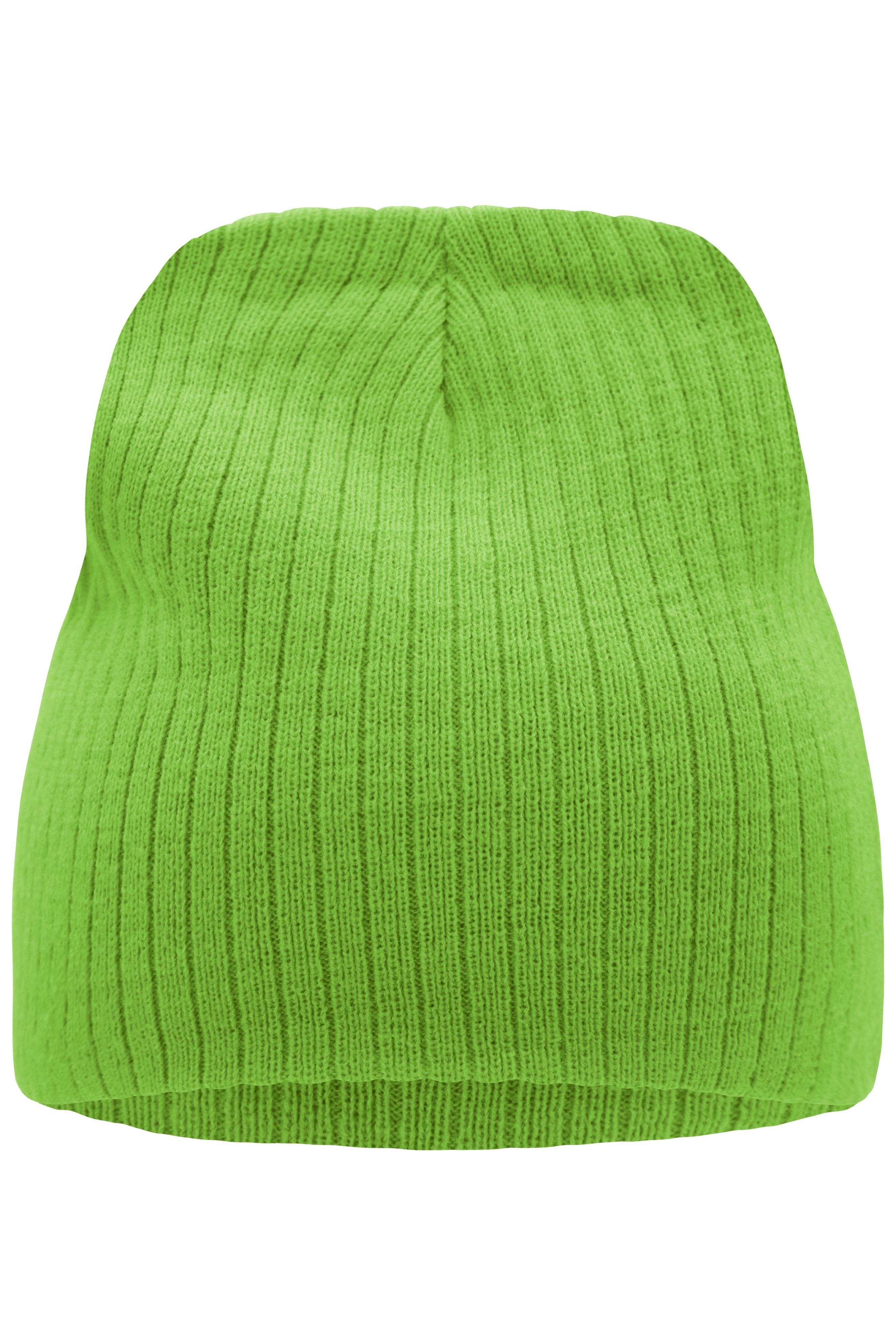 James & Nicholson Strickmütze mit Ripp-Optik lime-green