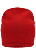 James & Nicholson Strickmütze mit Fleece Einsatz red