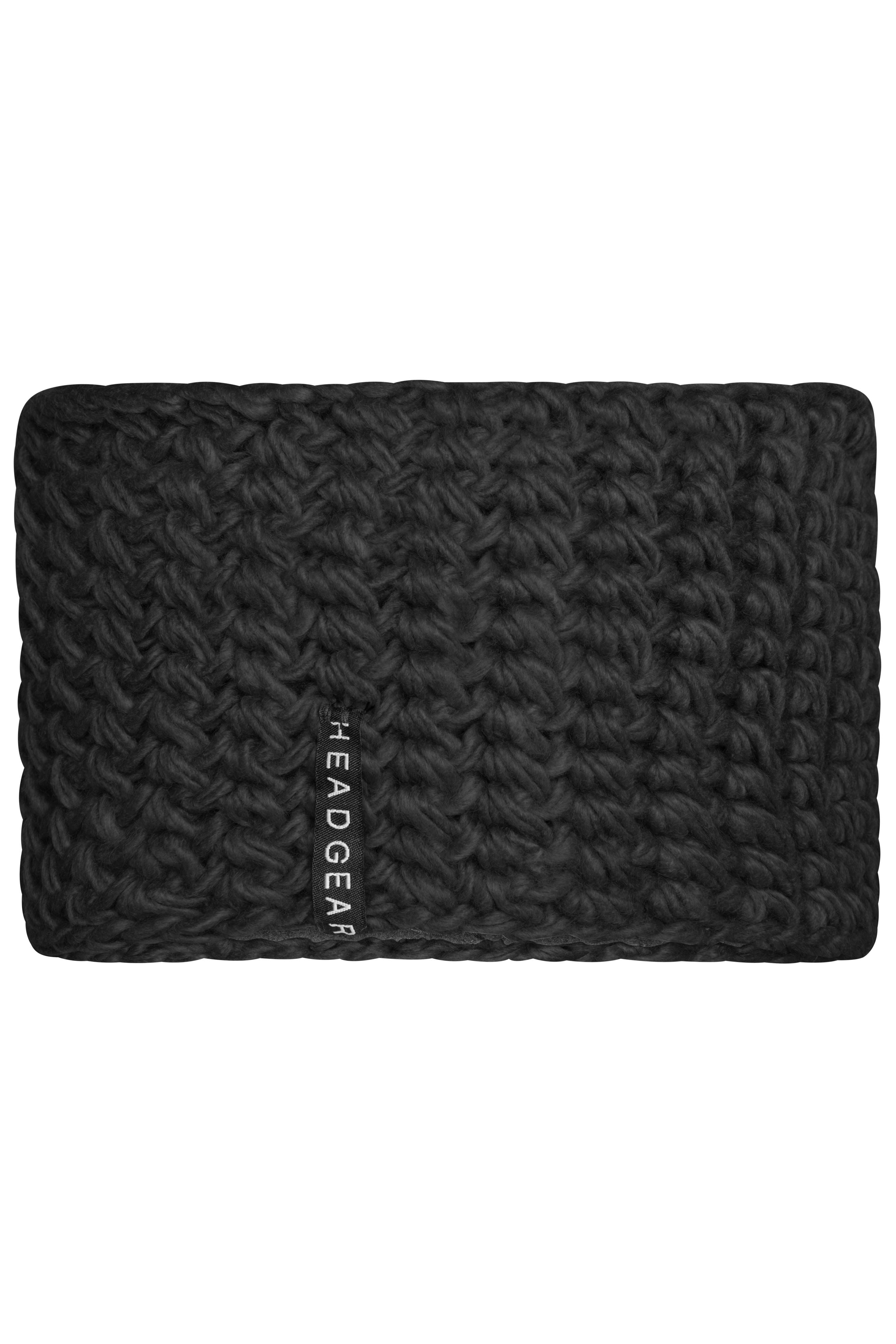 James & Nicholson Extrabreites Stirnband black