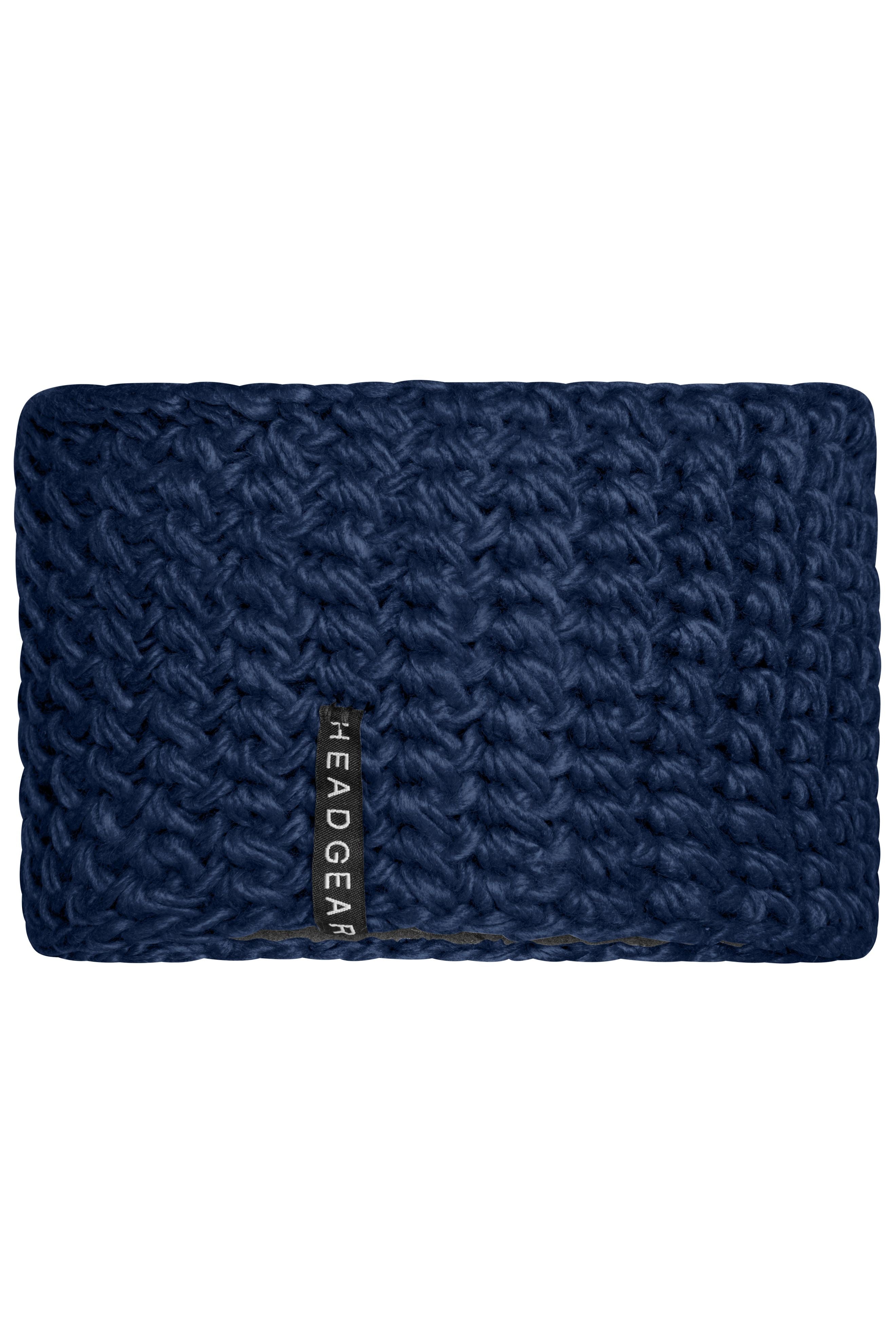 James & Nicholson Extrabreites Stirnband navy