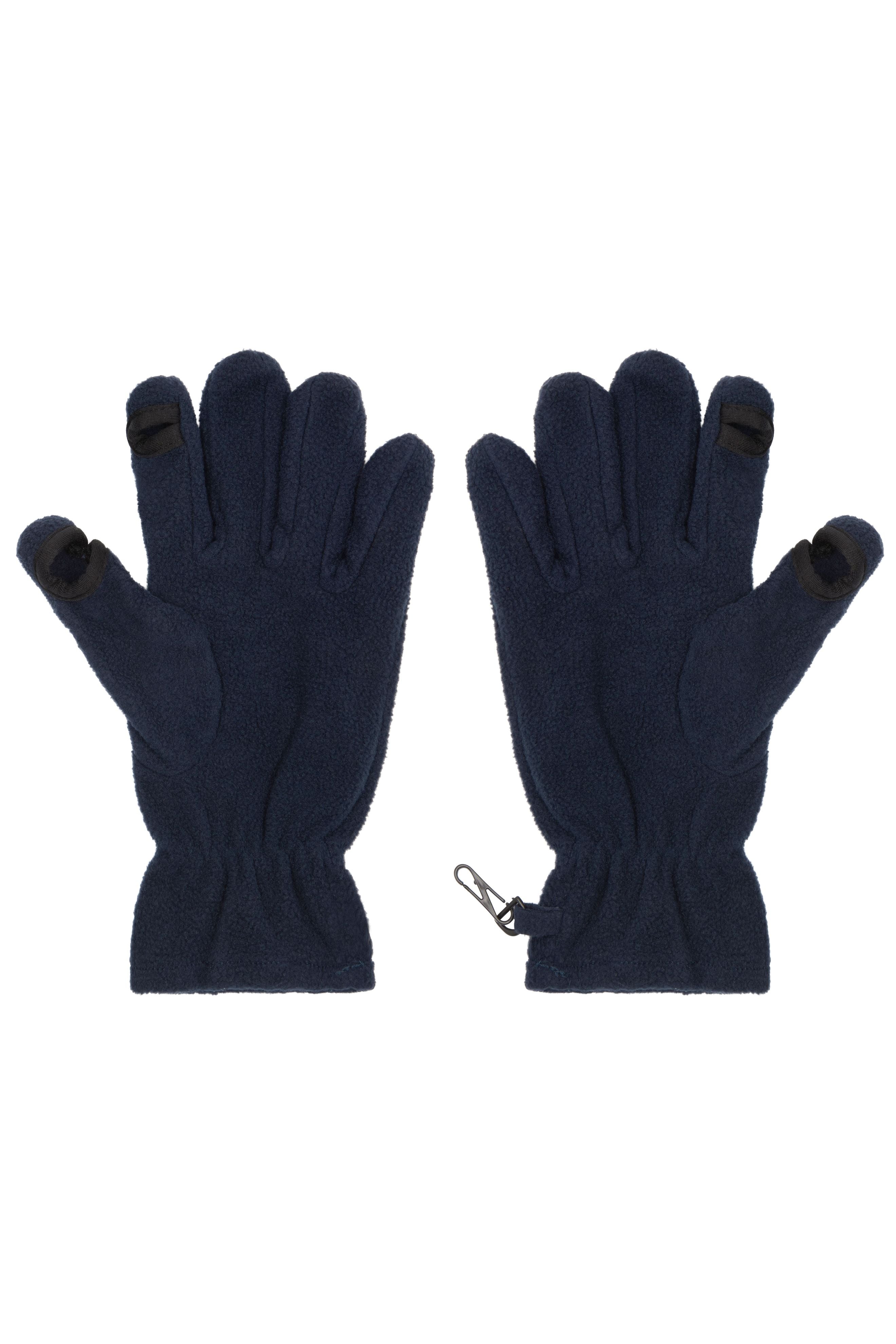 James & Nicholson Funktionale Microfleece Handschuhe navy