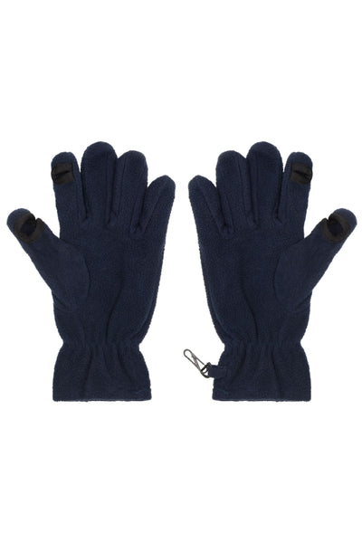 James & Nicholson Funktionale Microfleece Handschuhe navy