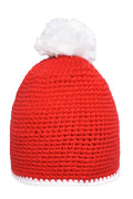 James & Nicholson Häkelmütze mit Pompon red/white