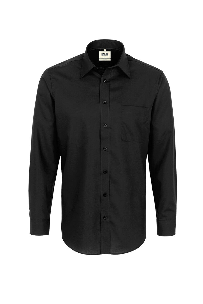 HAKRO Hemd Business Comfort schwarz