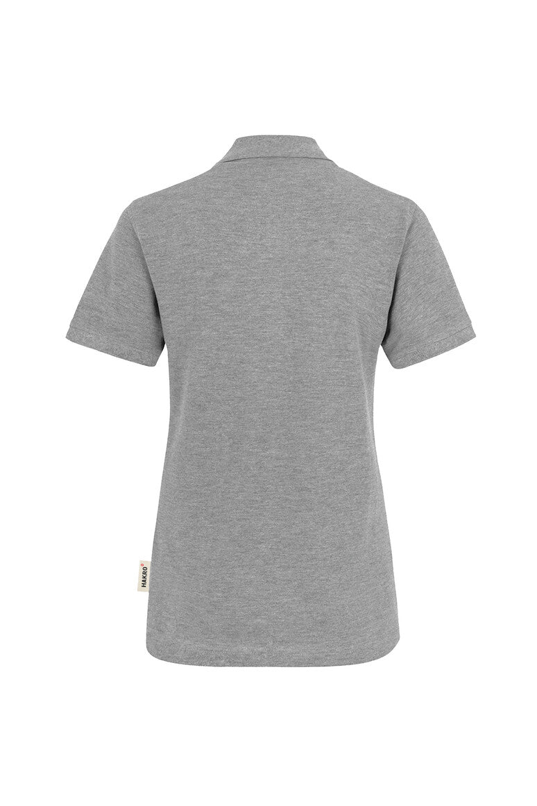 HAKRO Damen Poloshirt Classic grau meliert