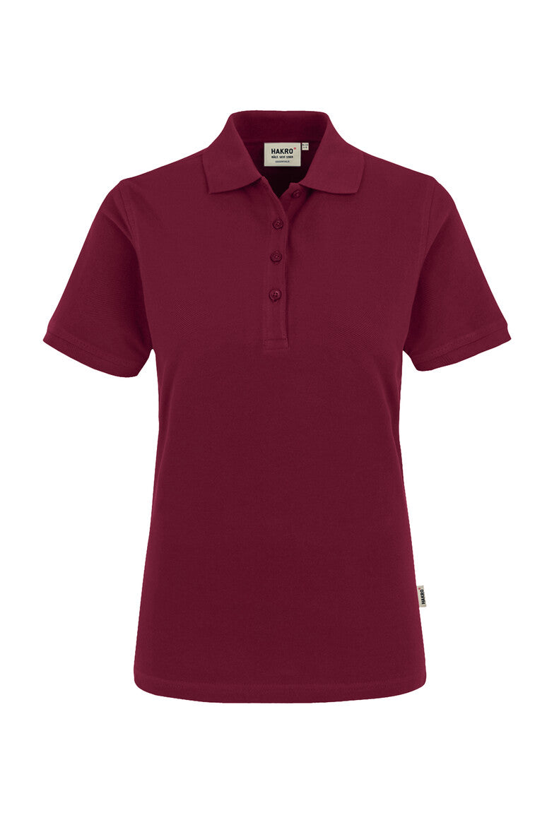 HAKRO Damen Poloshirt Classic weinrot
