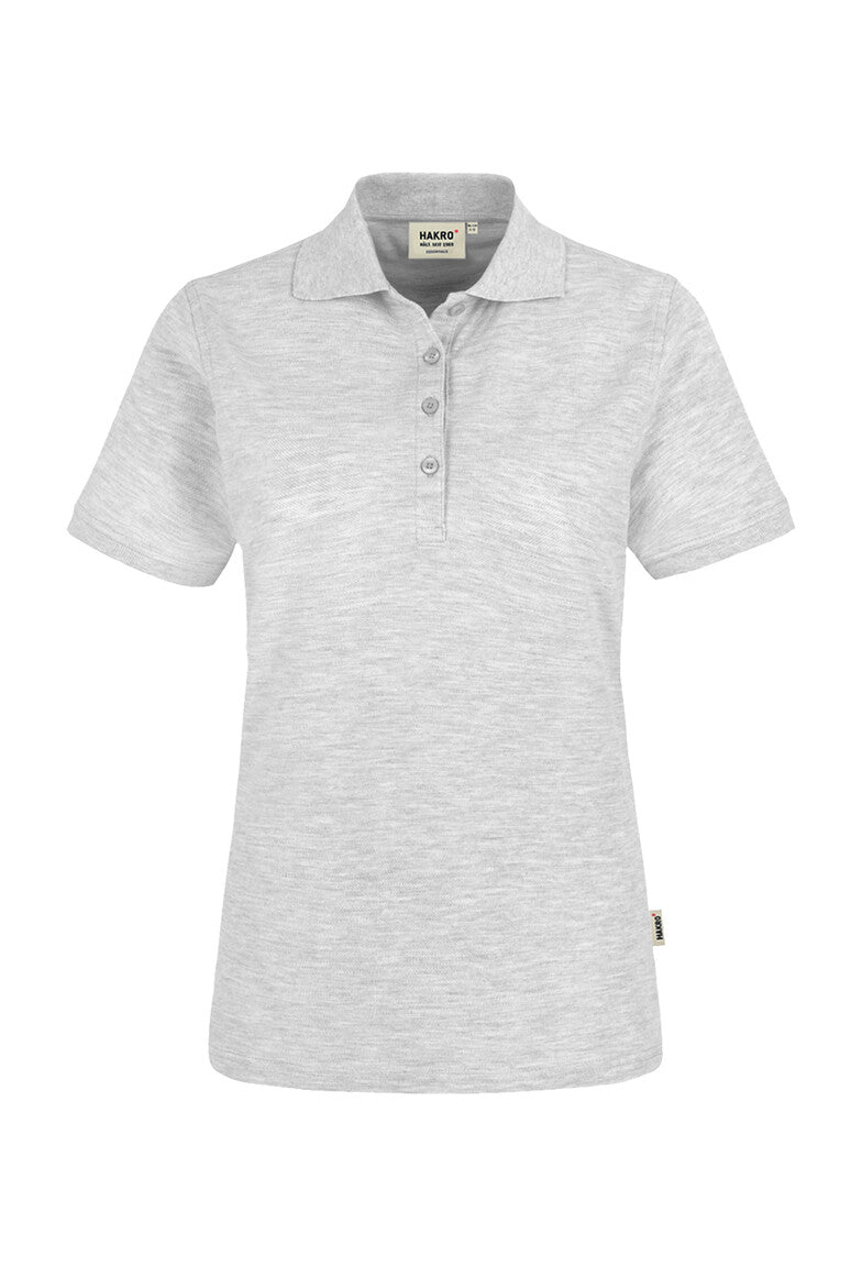 HAKRO Damen Poloshirt Classic ash meliert