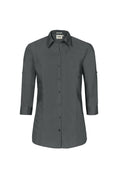 HAKRO 3/4-Arm-Vario Bluse Mikralinar® anthrazit