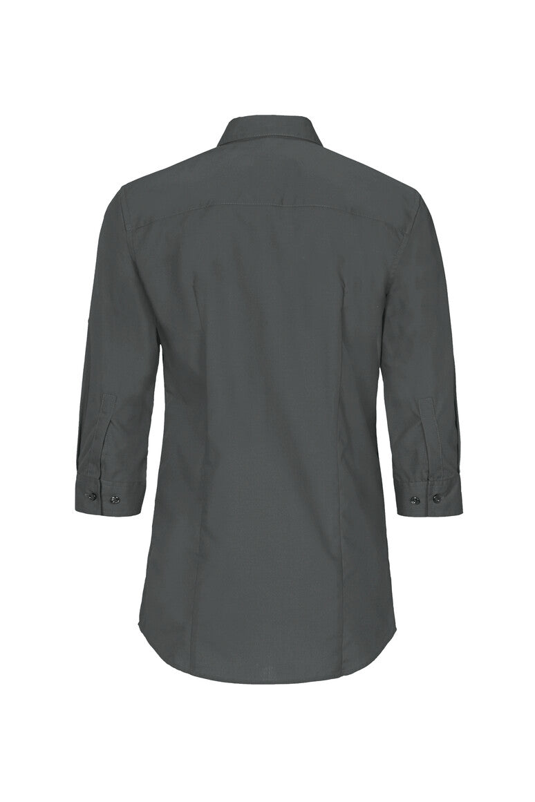 HAKRO 3/4-Arm-Vario Bluse Mikralinar® anthrazit