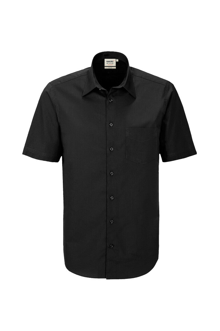 HAKRO 1/2-Arm Hemd Mikralinar® Comfort schwarz
