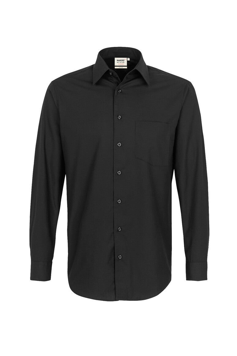 HAKRO Hemd Mikralinar® Comfort schwarz