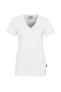 HAKRO Damen V-Shirt Classic weiß