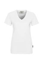 HAKRO Damen V-Shirt Classic weiß