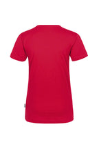 HAKRO Damen V-Shirt Classic rot